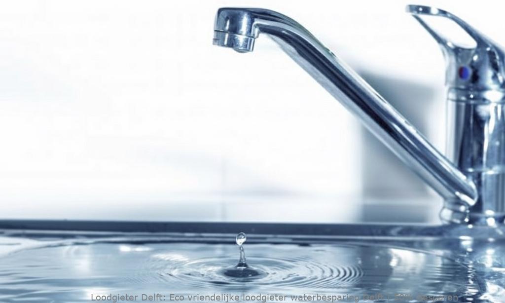Eco Vriendelijke Loodgieter Waterbesparing Delft